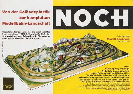 NOCH Katalog Neuheiten um 1965