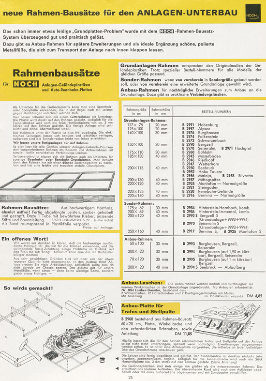 NOCH Katalog 1968-1969