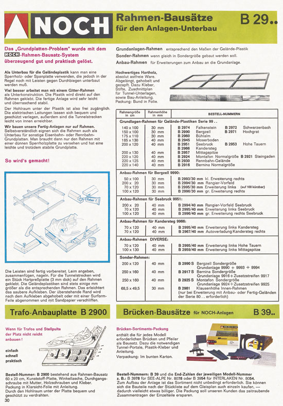 NOCH Katalog 1972