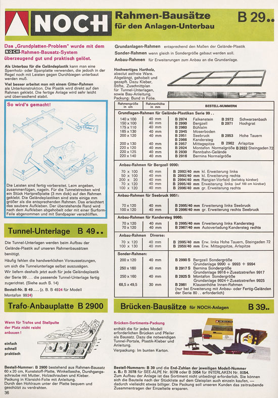 NOCH Katalog 1973