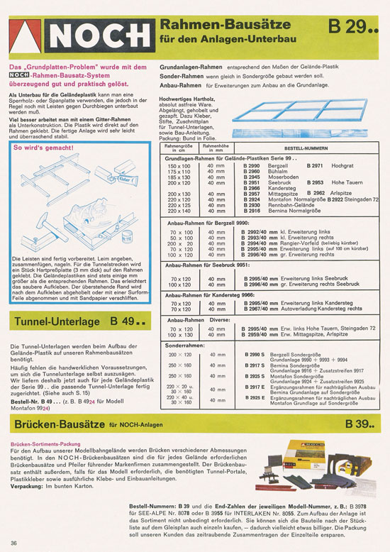 NOCH Katalog 1974