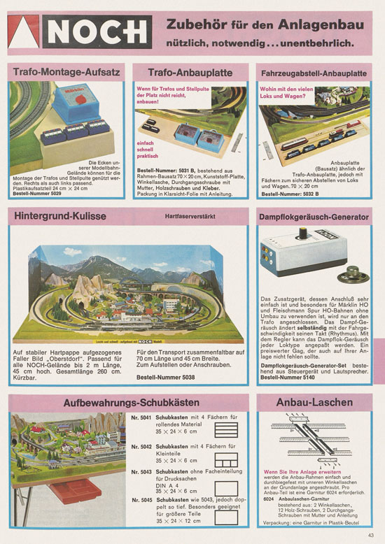 NOCH Katalog 1977