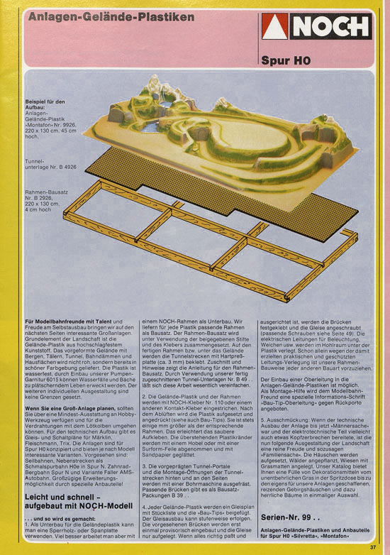 NOCH Katalog 1980