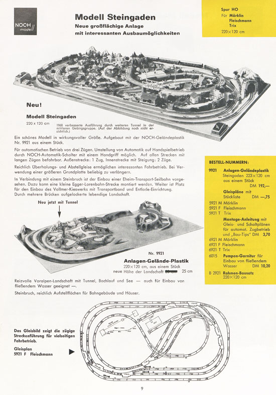 NOCH Hauptkatalog 1968