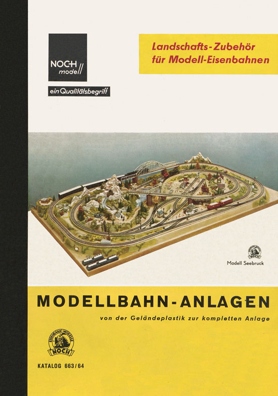 NOCH Katalog Modellbahn-Anlagen 1963-1964