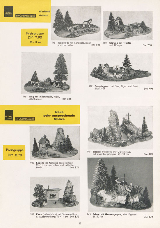 NOCH Katalog Modellbahn-Anlagen 1963-1964