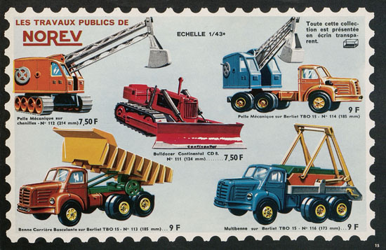 Norev catalogue 1966