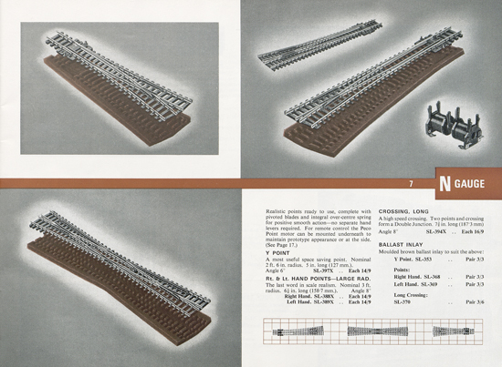 Peco Model Railway Products catalogue 1968