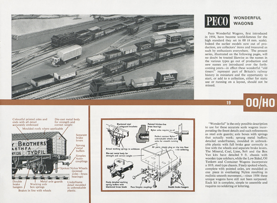 Peco Model Railway Products catalogue 1968