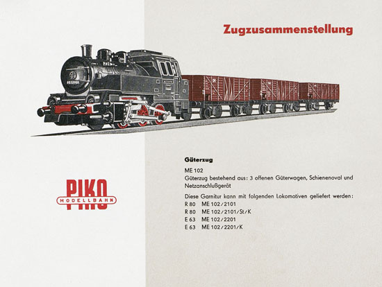 Piko Katalog 1957