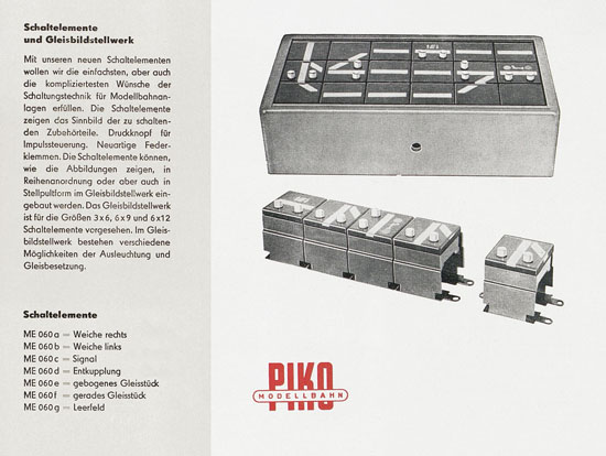 Piko Katalog 1957