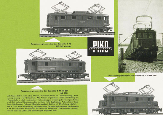 Piko Katalog K 61 1961