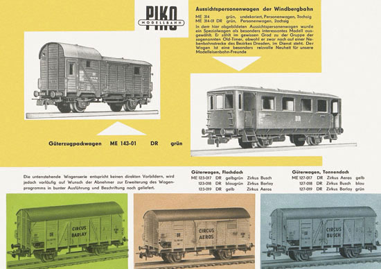 Piko Katalog K 61 1961