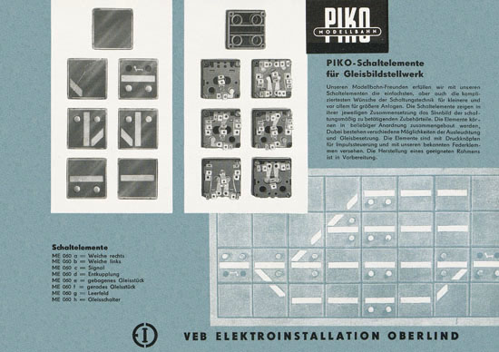 Piko Katalog K 61 1961