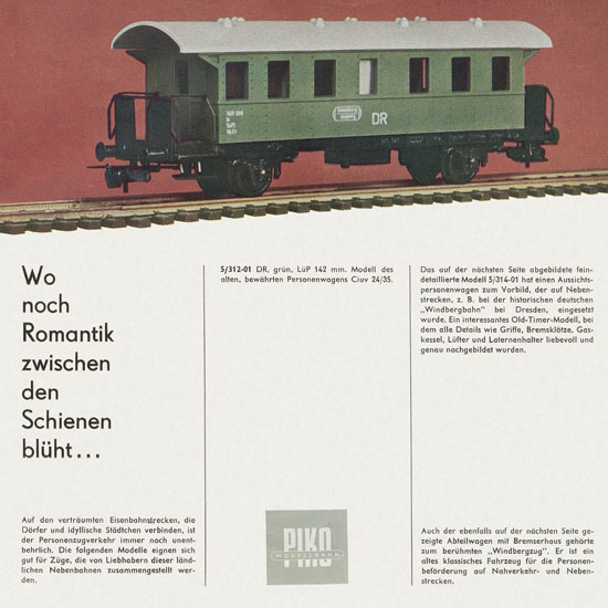 Piko Katalog 1967