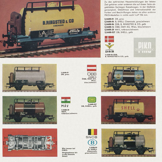 Piko Katalog 1967