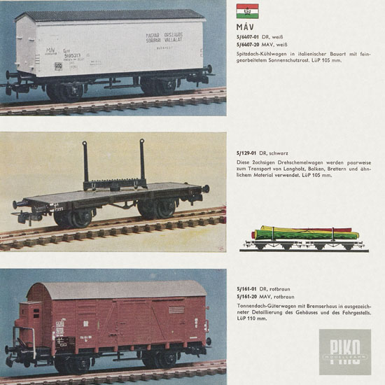 Piko Katalog 1967