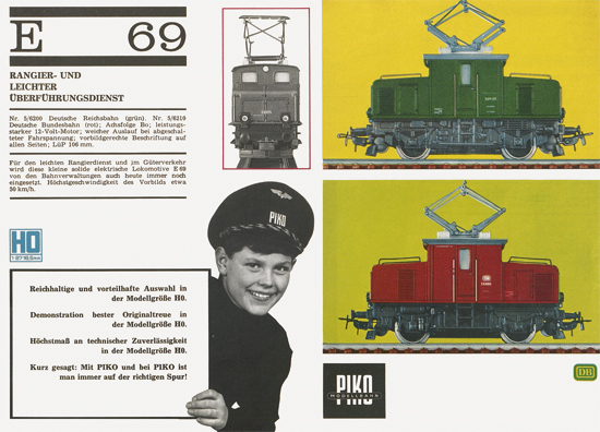 Piko-Modellbahn Katalog 1968-1969