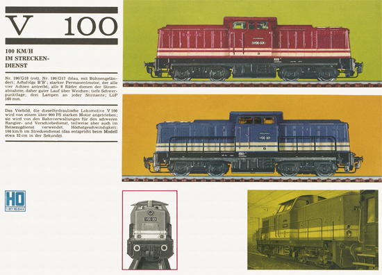 Piko-Modellbahn Katalog 1968-1969