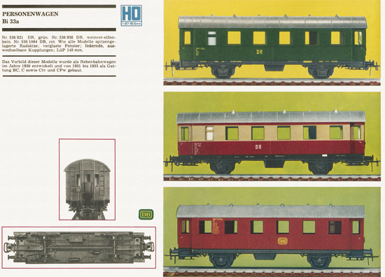 Piko-Modellbahn Katalog 1968-1969