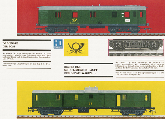 Piko-Modellbahn Katalog 1968-1969