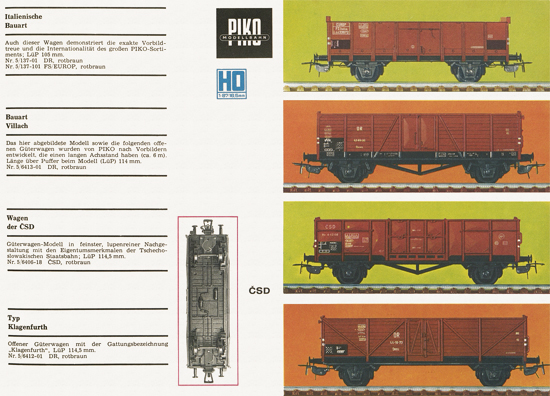 Piko-Modellbahn Katalog 1968-1969