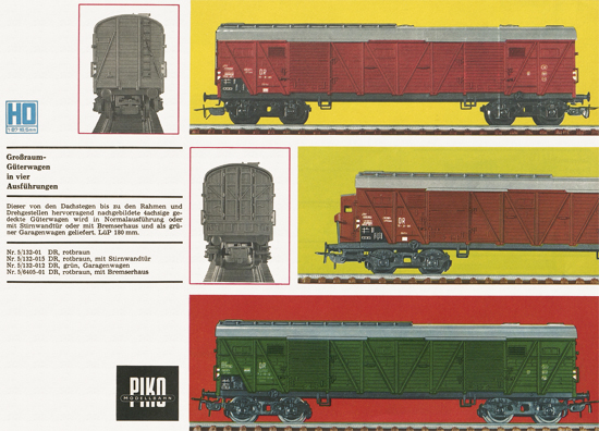 Piko-Modellbahn Katalog 1968-1969