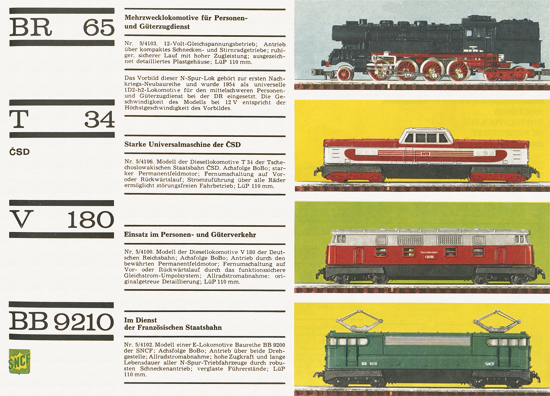 Piko-Modellbahn Katalog 1968-1969