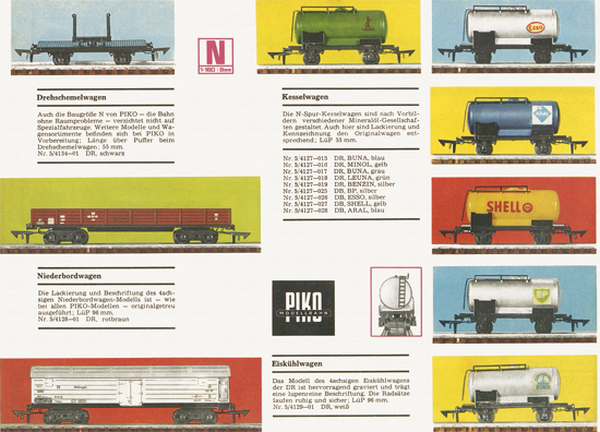 Piko-Modellbahn Katalog 1968-1969