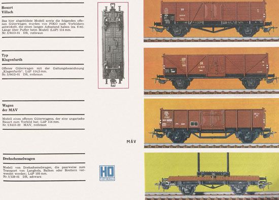 Piko Katalog 1970