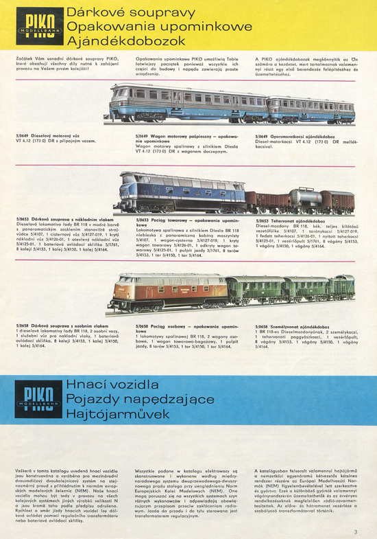 Piko Piko Modellbahn Katalog 1973-1974