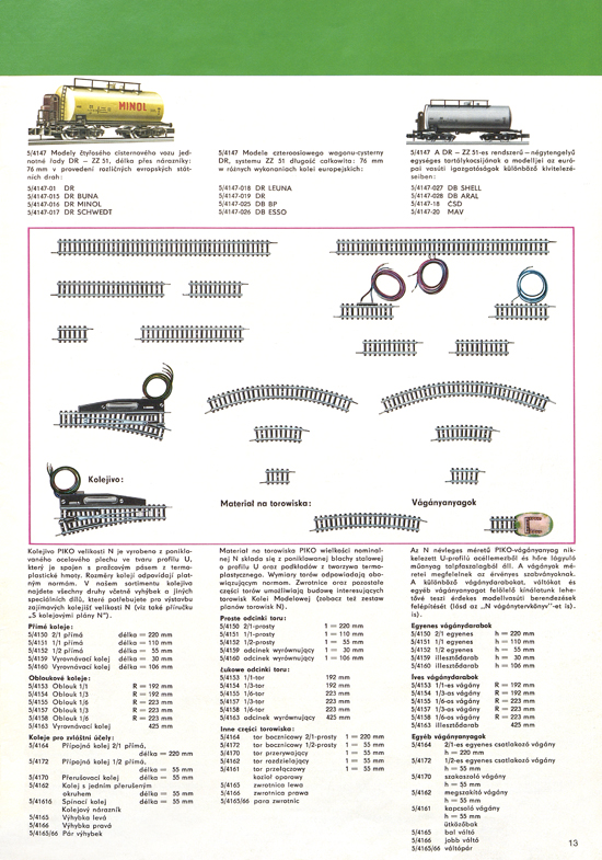 Piko Piko Modellbahn Katalog 1973-1974