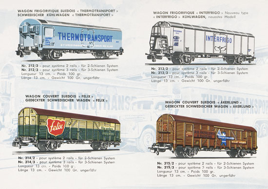 Pocher H0 Katalog 1958