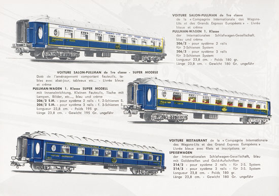 Pocher H0 Katalog 1960-1961