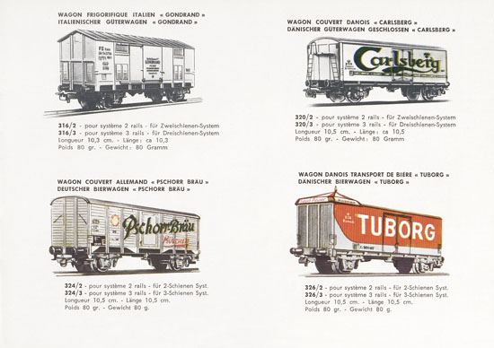 Pocher H0 Katalog 1960-1961