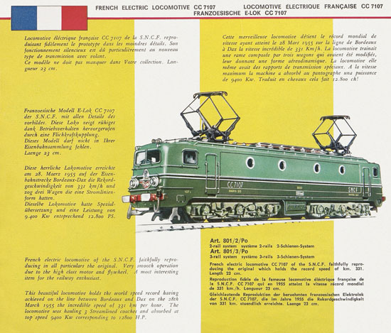 Pocher Katalog 1964-1965