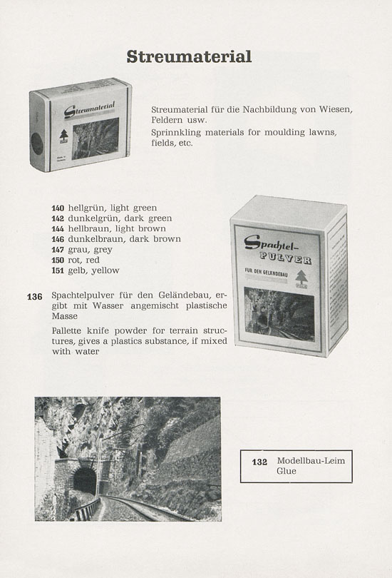 POLA Modellbaukatalog 1958