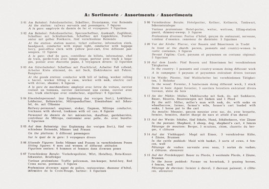 Seite 4 Preiser Katalog 1954