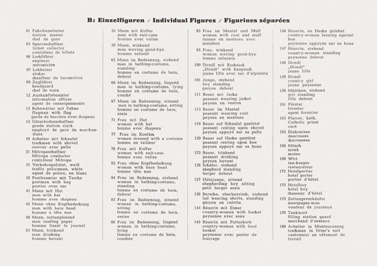 Preiser Katalog 1954