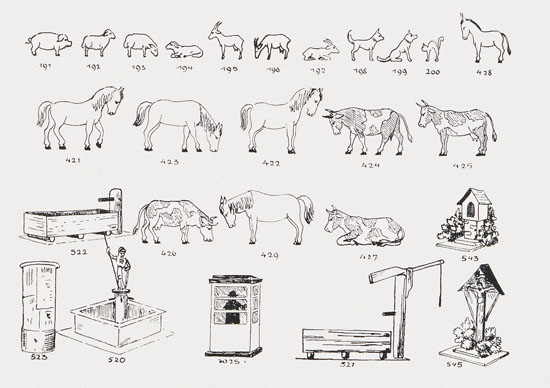 Seite 13 Preiser Katalog 1954