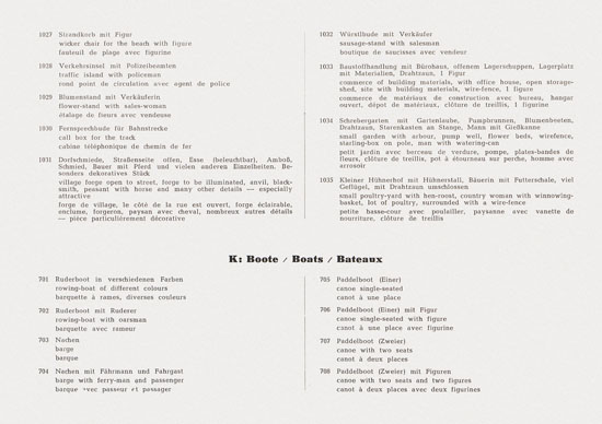 Seite 20 Preiser Katalog 1954