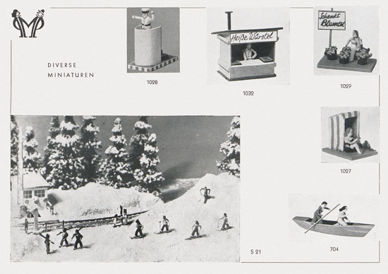Seite 21 Preiser Katalog 1954