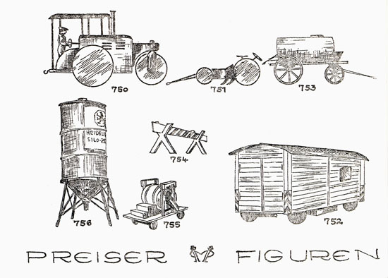 Preiser Katalog 1956