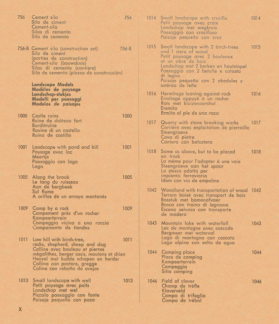 Preiser Hauptkatalog 1960