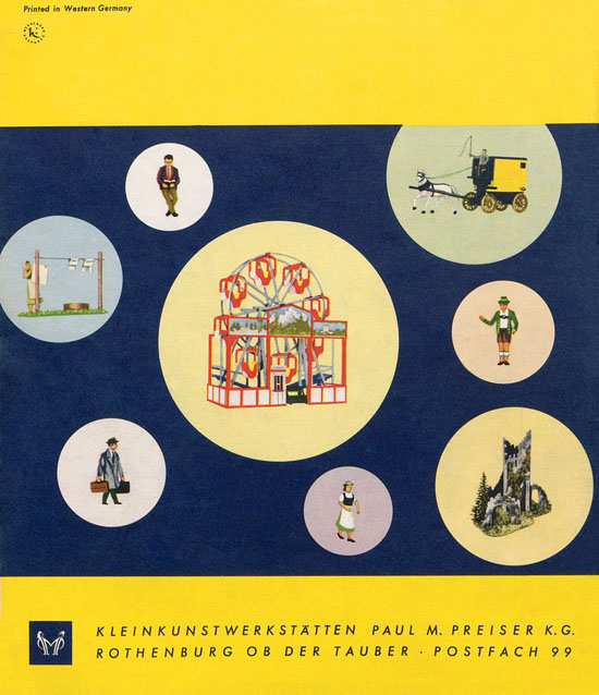 Preiser Hauptkatalog 1960