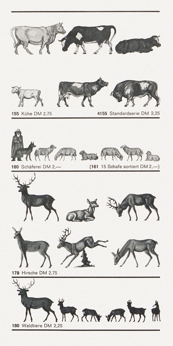 Preiser Figuren Auswahl 1966