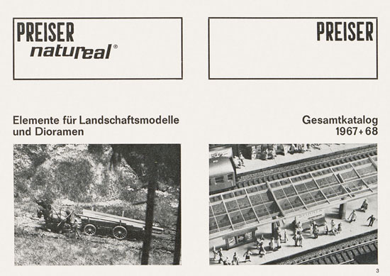 Preiser Katalog 1967-1968