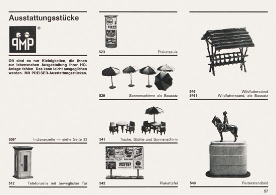 Preiser Katalog 1967-1968