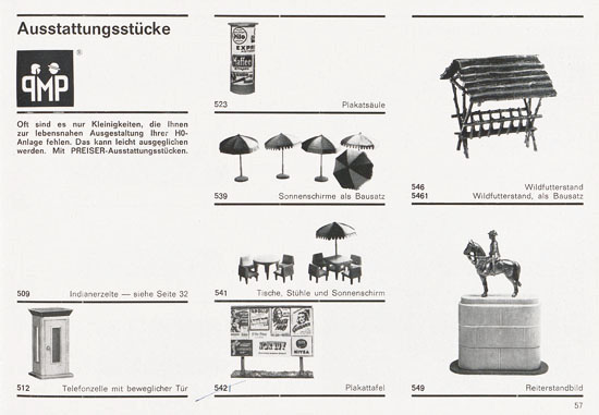 Preiser Katalog 1969-1970