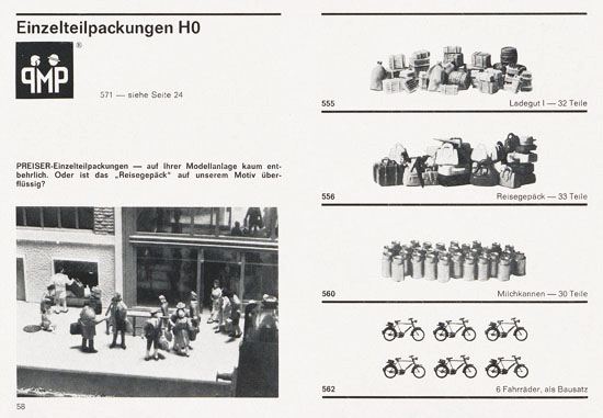 Preiser Katalog 1969-1970